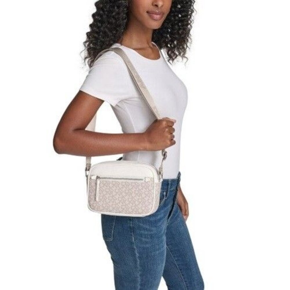 DKNY Camera Crossbody Bag Marshmallow White/Beige 1873251  *Brand New With Tags*